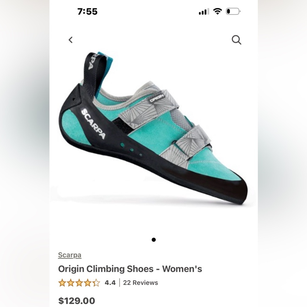 Scarpa origin climbing shoes